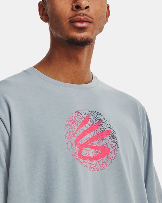 Men's Curry Mothers Day Short Sleeve in Blue image number 3